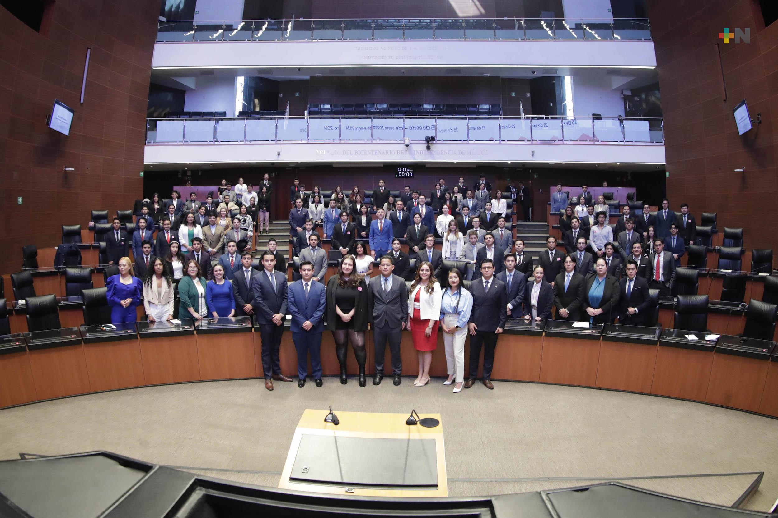 Realizan en el Senado “Parlamento Juvenil por México”