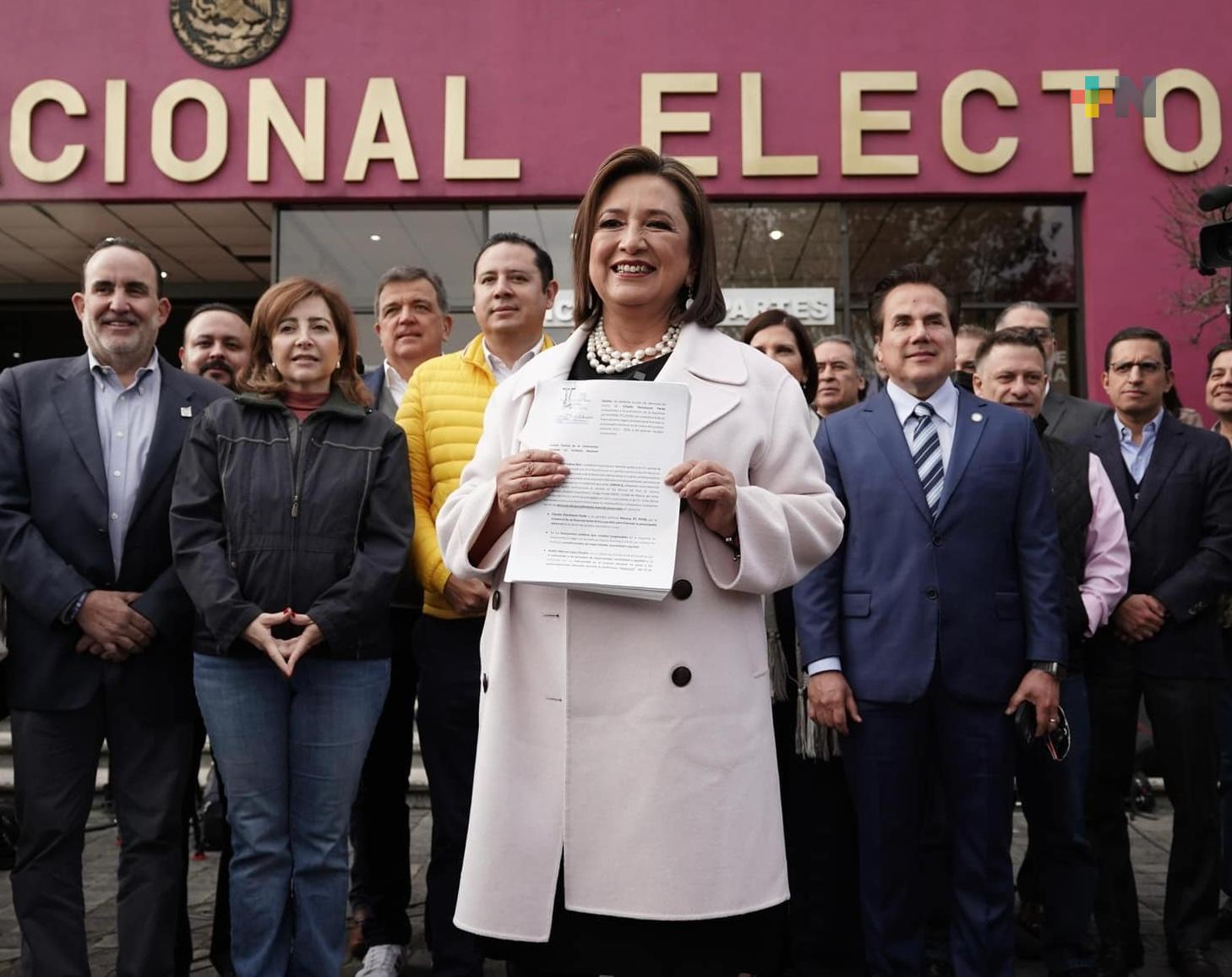 En la Arena Ciudad de México cerrará precampaña en CDMX, Xóchitl Gálvez
