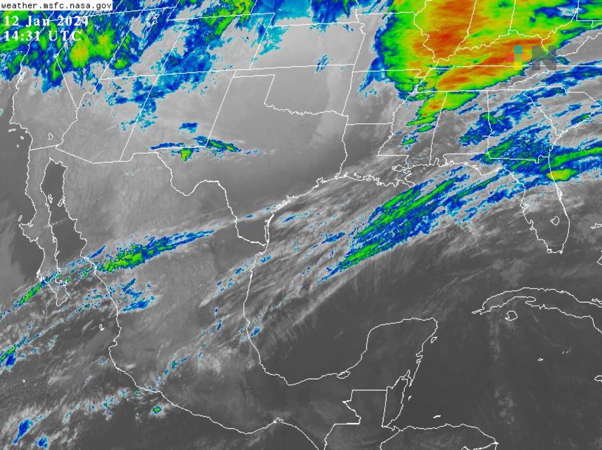Surada y vientos del norte se prevén en el estado de Veracruz, este viernes