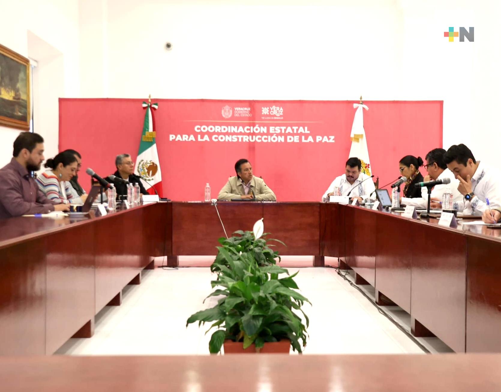 Mesa para Construcción de la Paz sesionó en el puerto de Veracruz