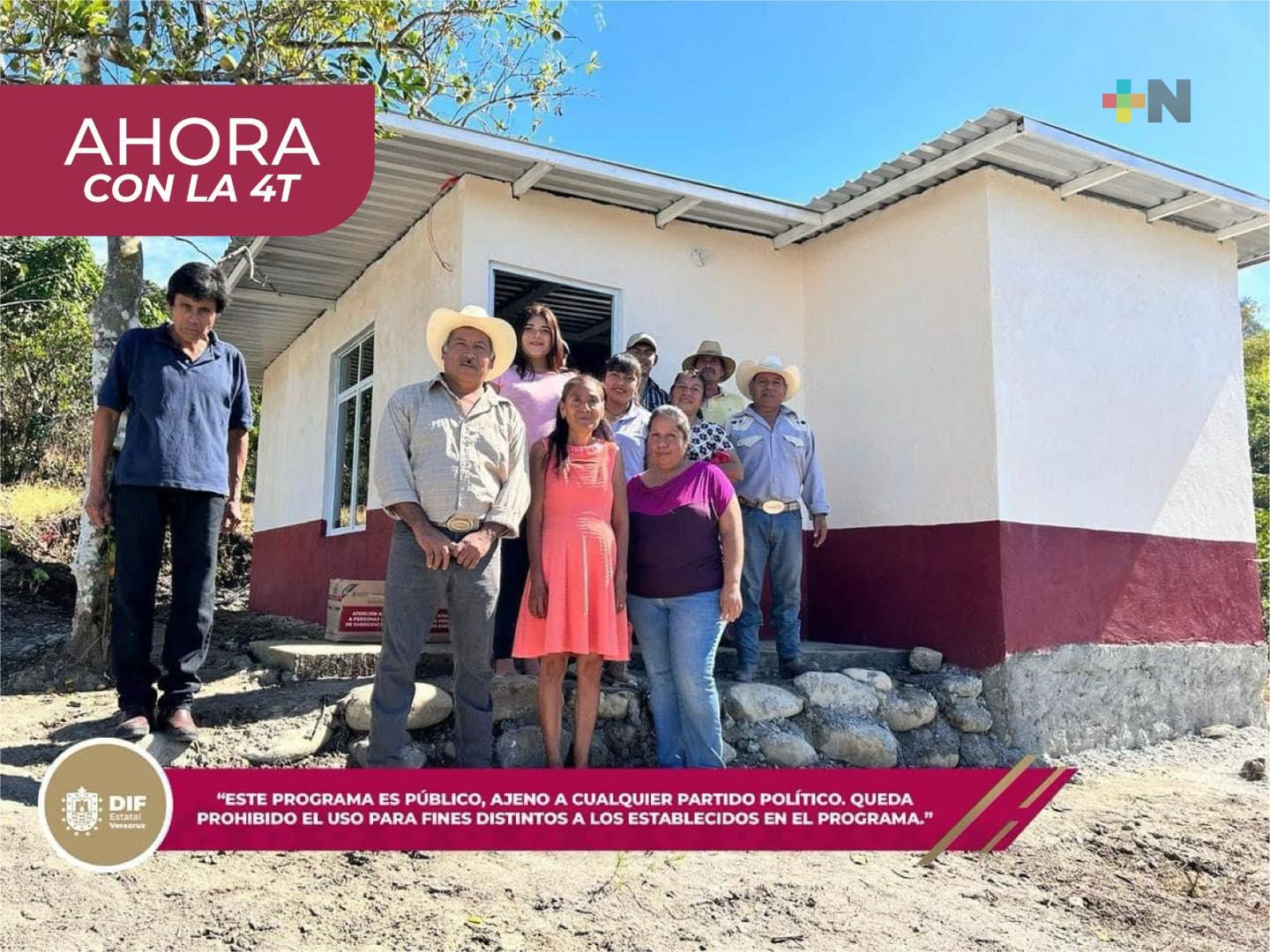 DIF Estatal entrega apoyos del Programa Desarrollo a la Vivienda en Misantla: Gobernador