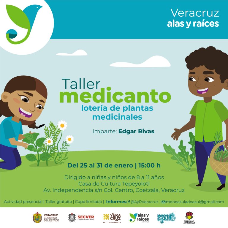 Invitan al taller infantil “Medicanto, lotería de plantas medicinales”