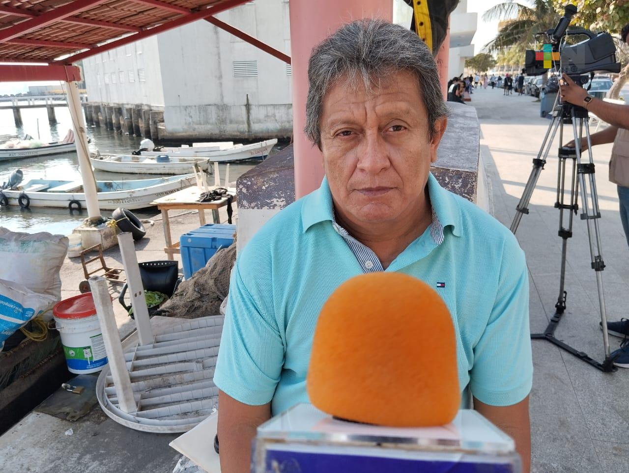 Frentes fríos provocan disminución de actividad pesquera en puerto de Veracruz