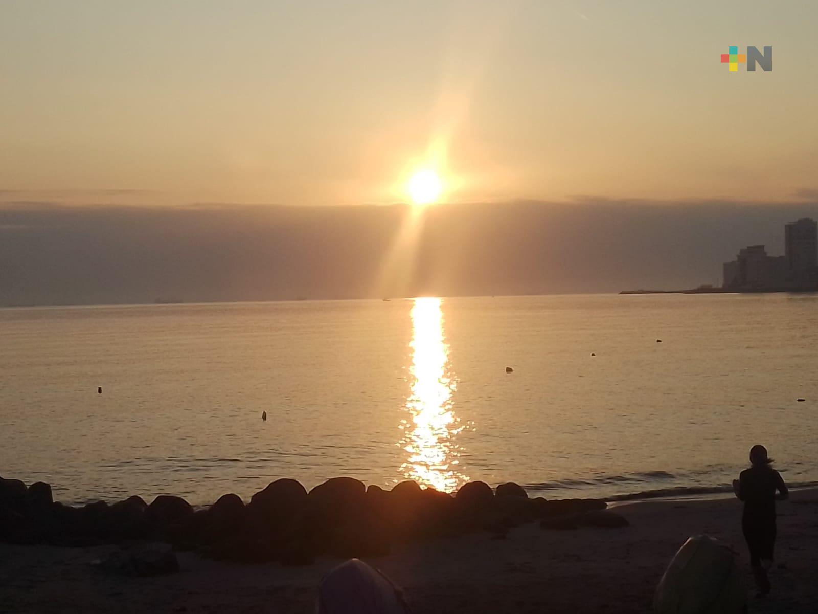 Ambiente caluroso, baja probabilidad de lluvias, surada en sur y centro