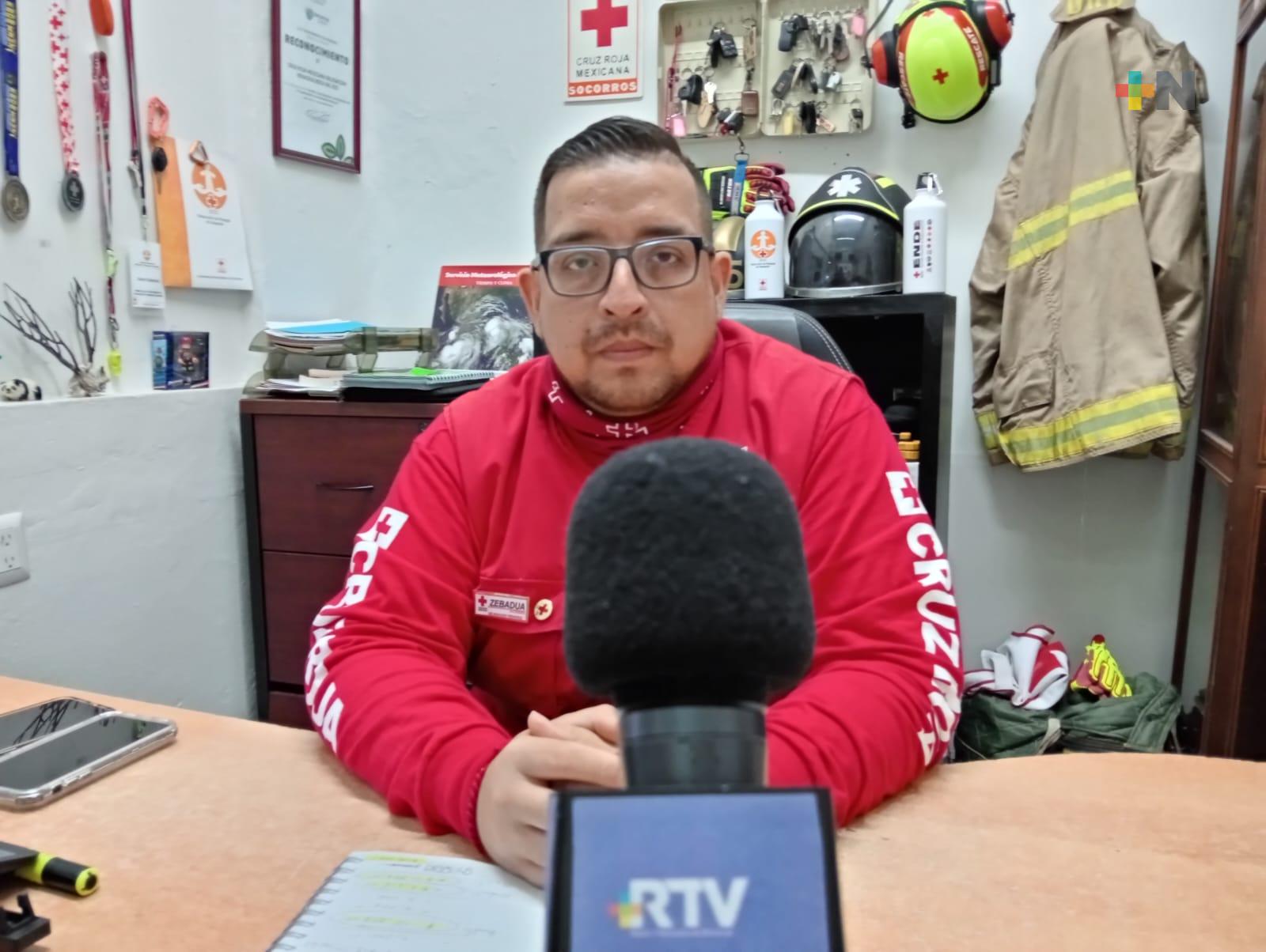 Mucha actividad tuvo Cruz Roja Veracruz para finalizar 2023