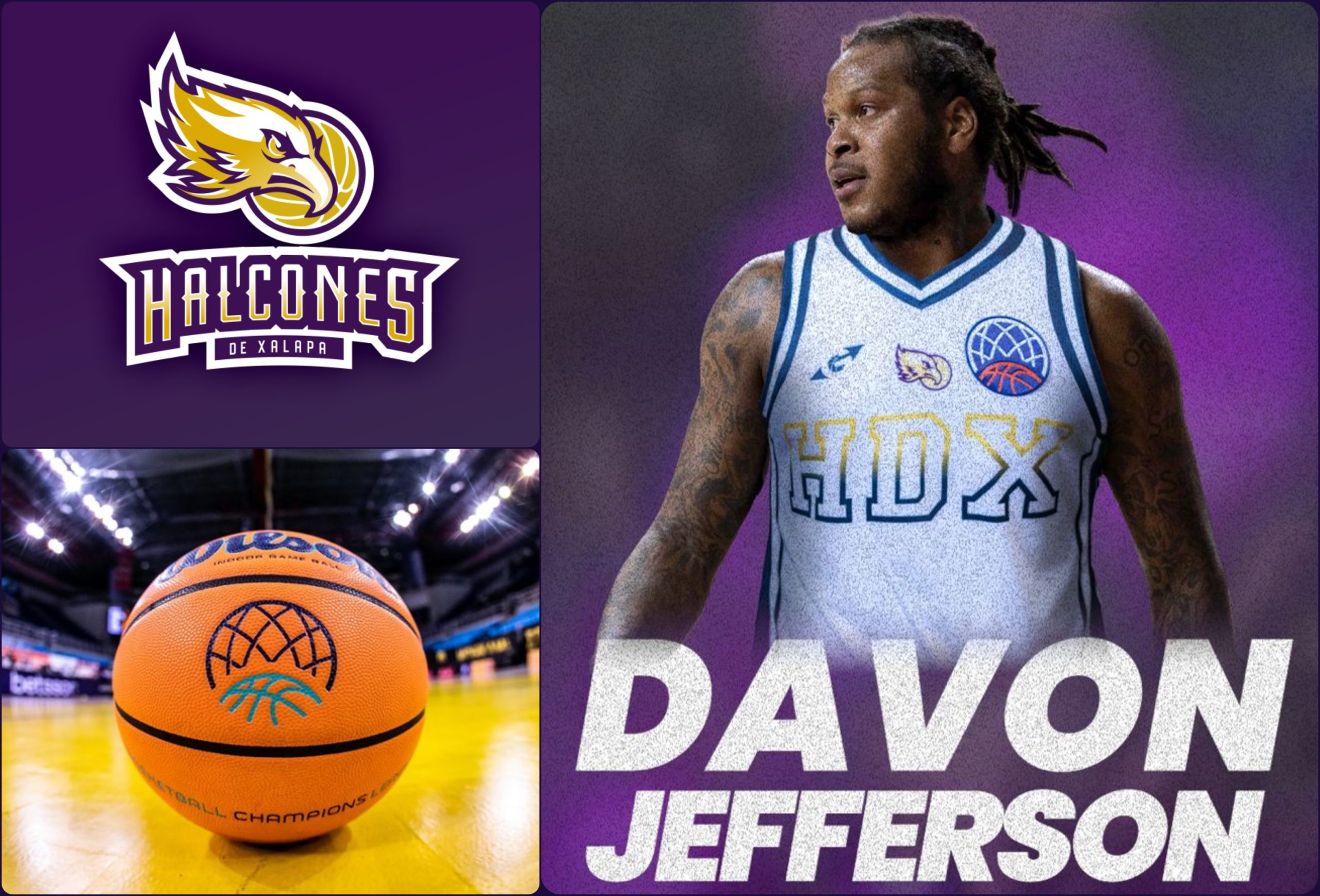 Davon Jefferson es nuevo jugador de Halcones de Xalapa