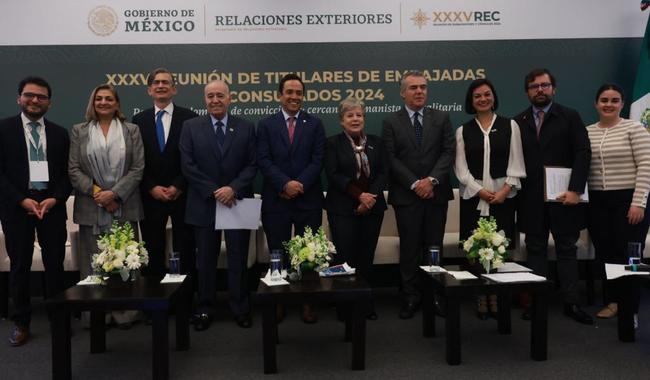 Celebran Foro sobre nearshoring en el marco de la reunión de embajadores y cónsules de México