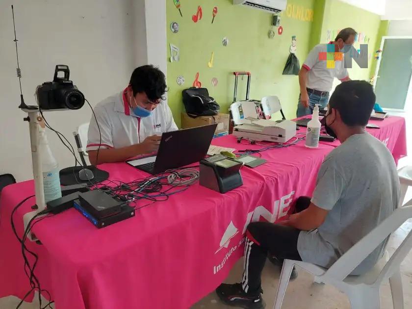 Este jueves módulo itinerante del INE dará atención en Nanchital