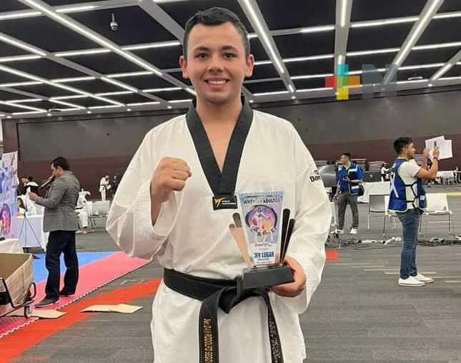 Taekwondoín veracruzano Rodolfo Segovia buscará integrar la selección mexicana