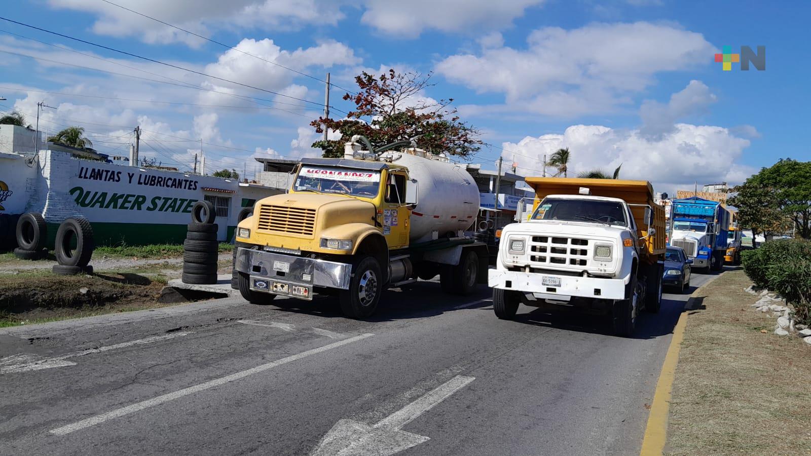 AMOTAC protesta contra Tránsito municipal de Veracruz