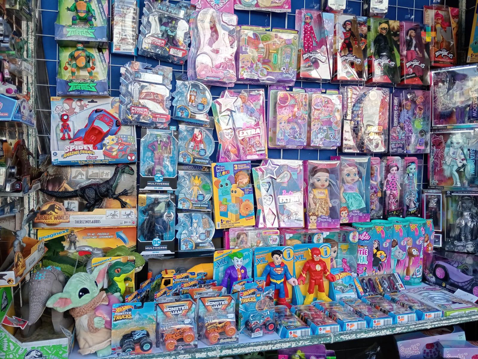 Ventas de un 40% reportan comerciantes de juguetes en municipio de Veracruz