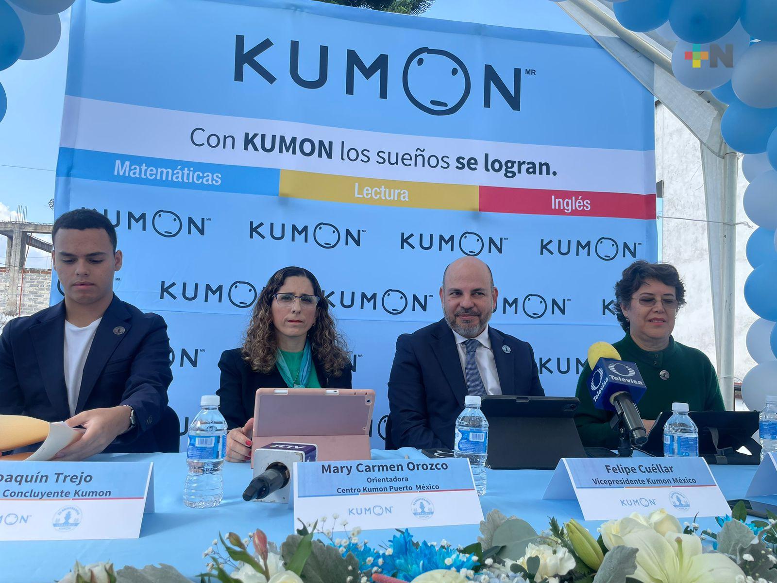 Presentan la plataforma digital Kumon Connect en Veracruz