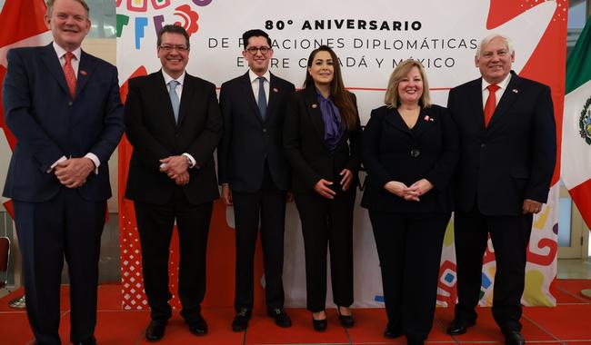 México y Canadá iniciaron celebraciones por el 80 aniversario del establecimiento de relaciones diplomáticas