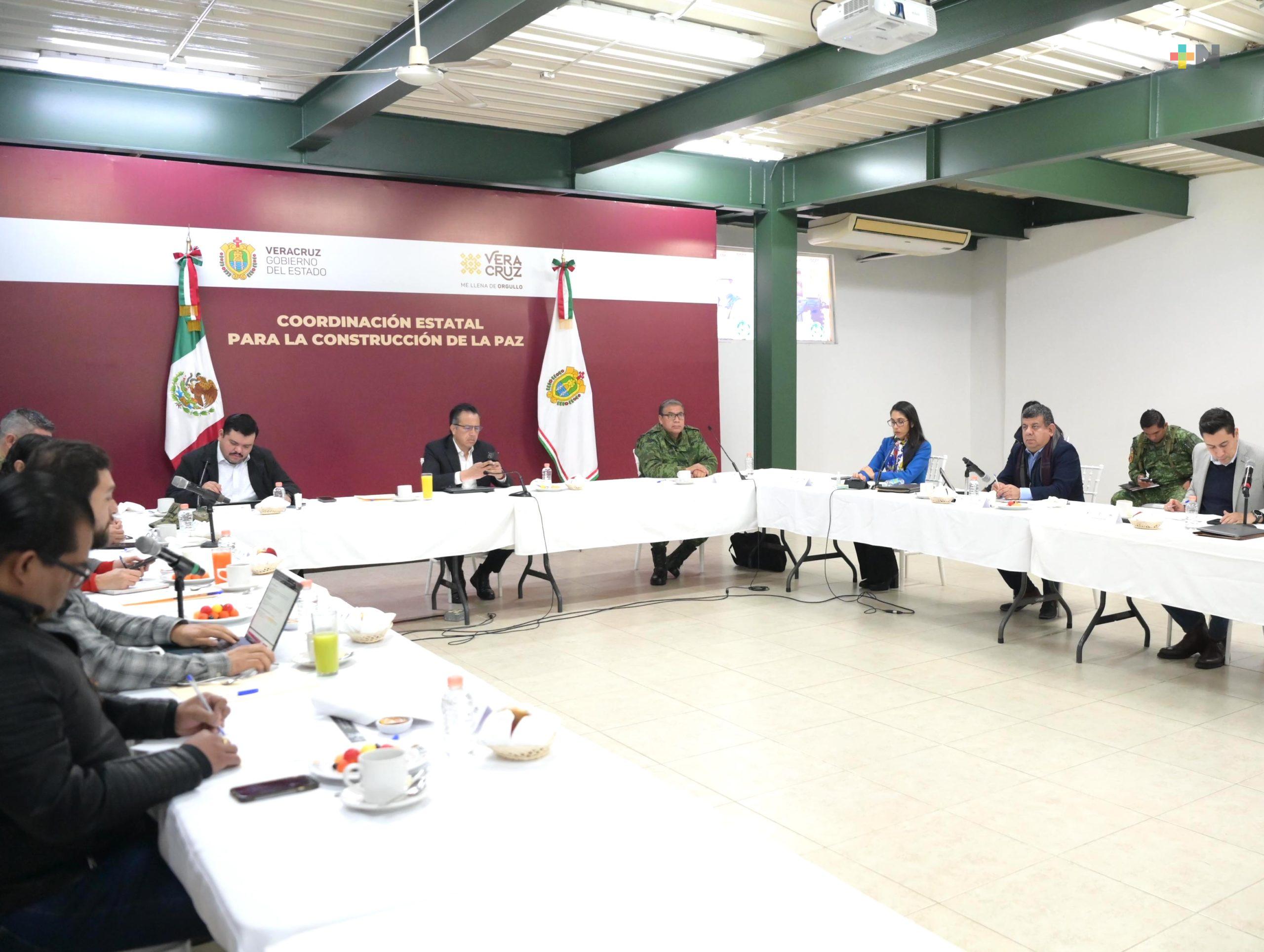Gobernador Cuitláhuac García preside la Mesa para la Construcción de la Paz