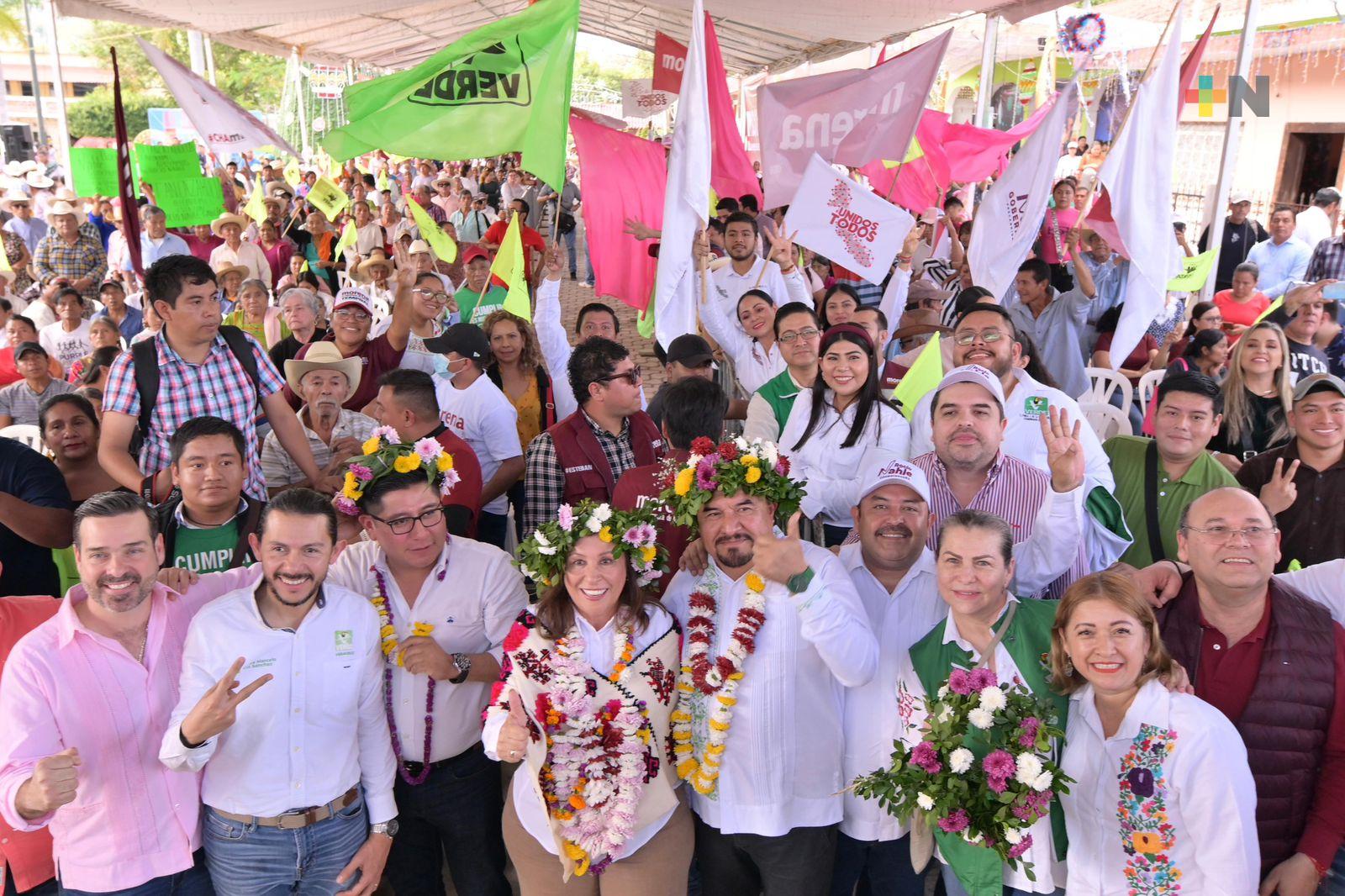 Veracruz referente en el campo y ganadería; afirma desde Chalma, Rocío Nahle