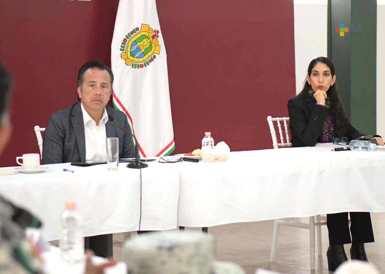 Gobernador Cuitláhuac García encabezó la Mesa de Coesconpaz en Emiliano Zapata
