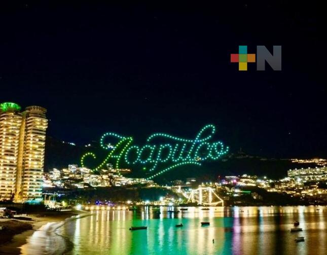 Renace Acapulco con espectacular Gala de pirotecnia de Año Nuevo 2024