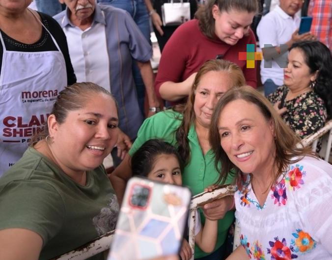 Claudia Sheinbaum cerrará precampaña en Veracruz: Rocío Nahle