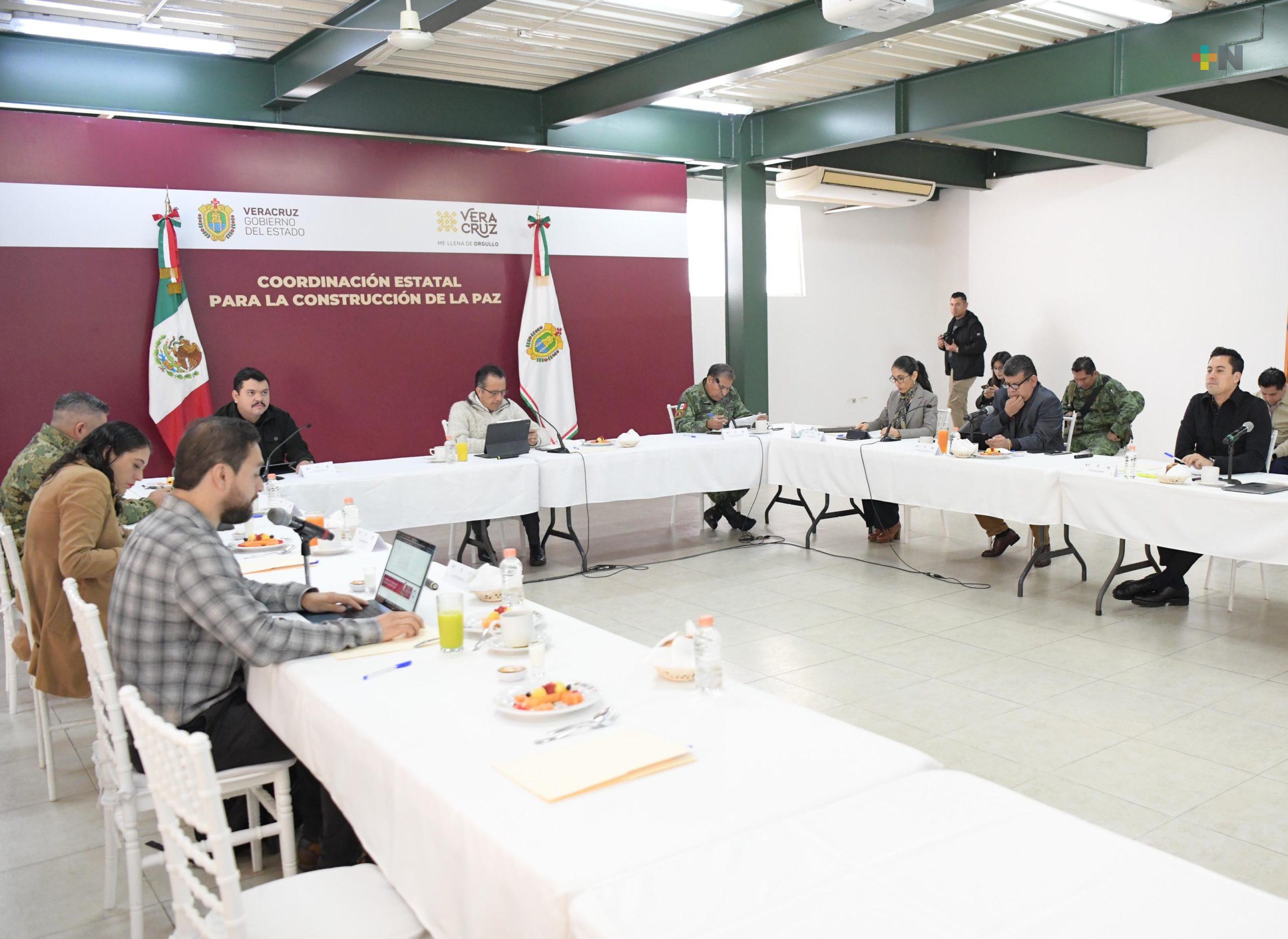 Encabeza Cuitláhuac García sesión de la Mesa para Construcción de la Paz
