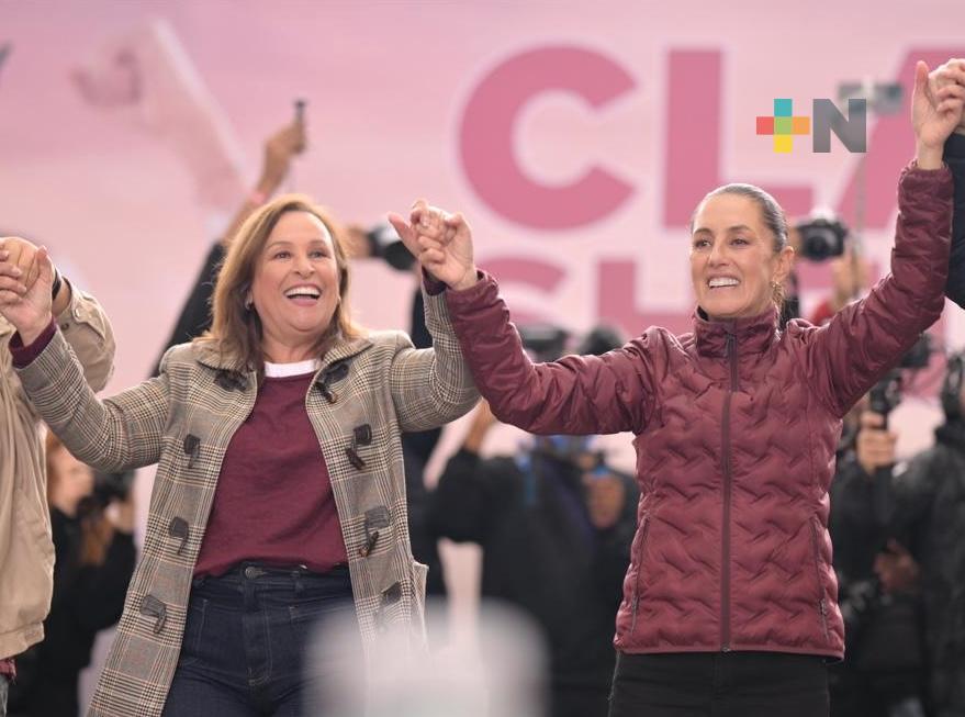 Arrasa Claudia Sheinbaum en cierre de precampaña en Poza Rica, Veracruz