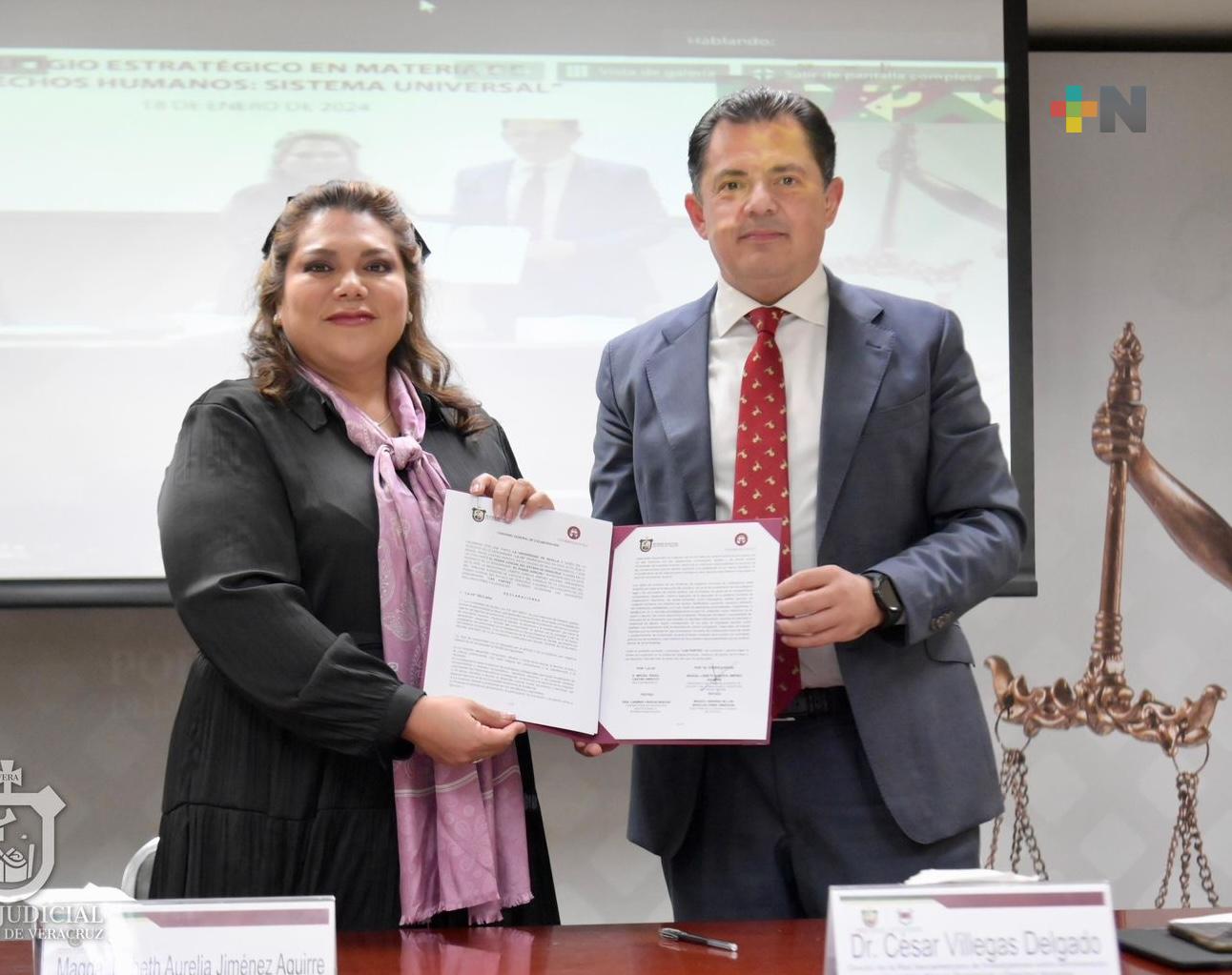 Poder Judicial de Veracruz firma convenio internacional con la Universidad de Sevilla