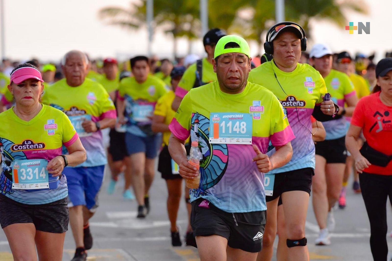 Medio Maratón Puerto de Veracruz 2024 se realiza este 21 de enero