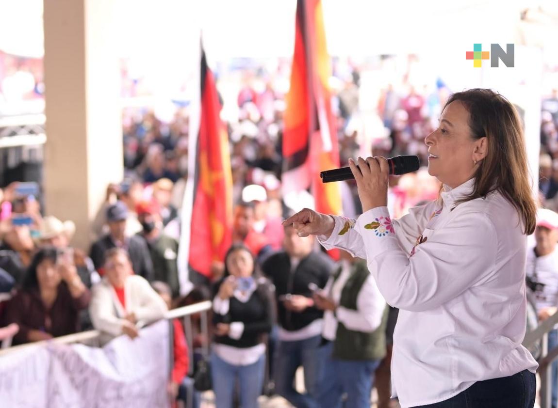 La 4T hace obra, genera empleos y brinda bienestar a la población: Rocío Nahle