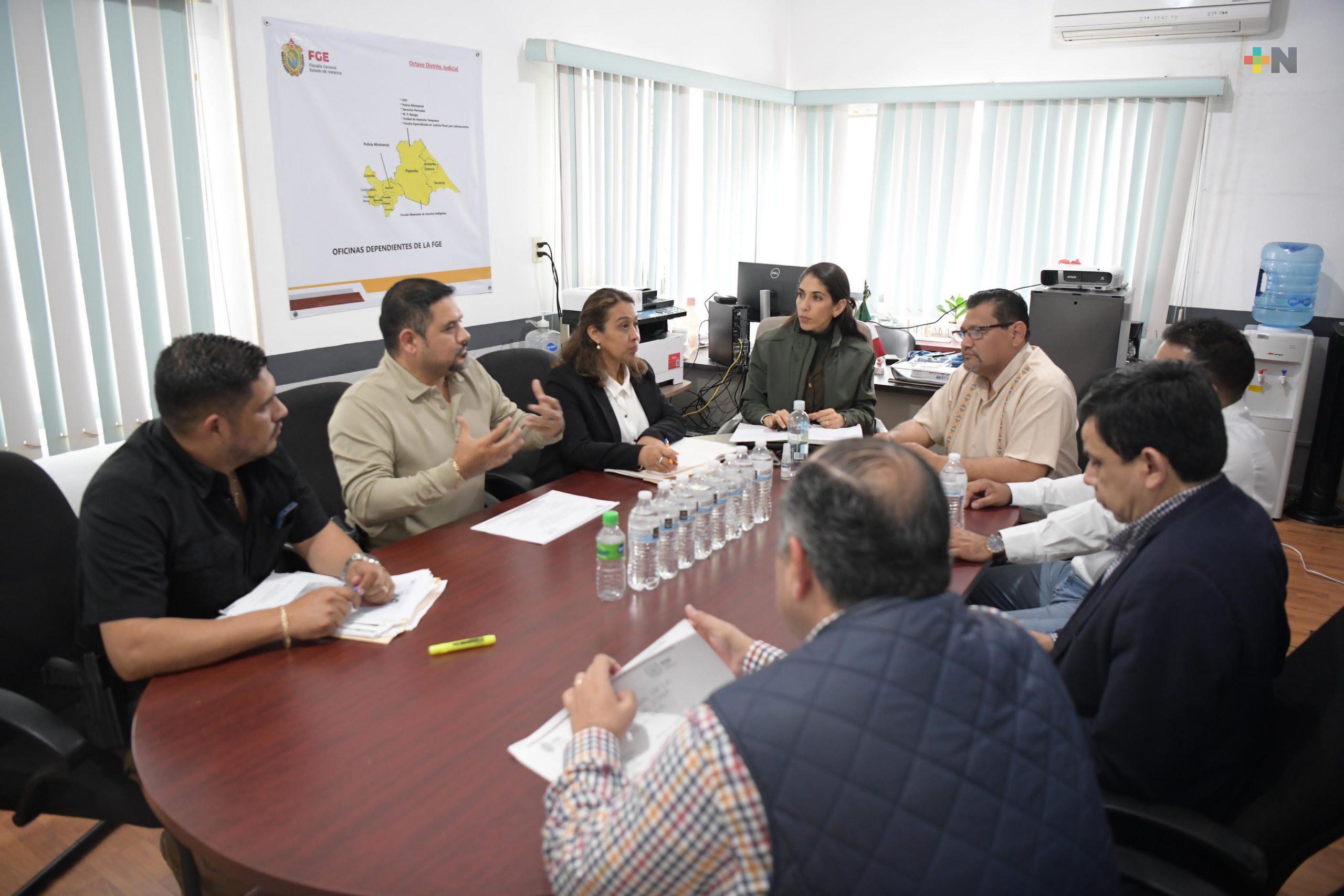 Fiscal general supervisa trabajos de investigación en Fiscalía Regional de Tuxpan