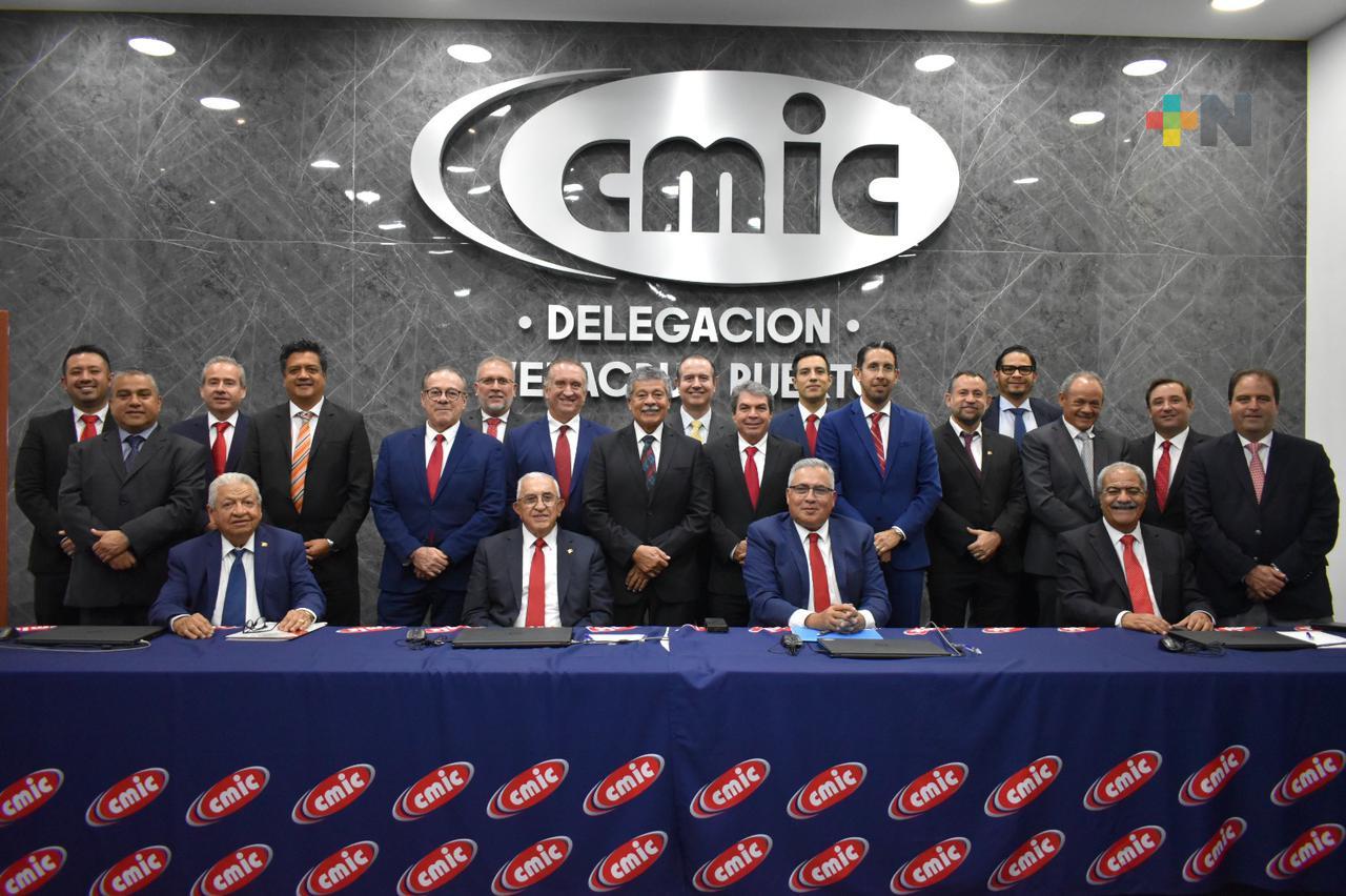 CMIC Veracruz puerto ratifica a Jorge Alardín como presidente del organismo
