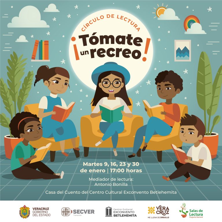 Invita IVEC al círculo de lectura “¡Tómate un recreo!”