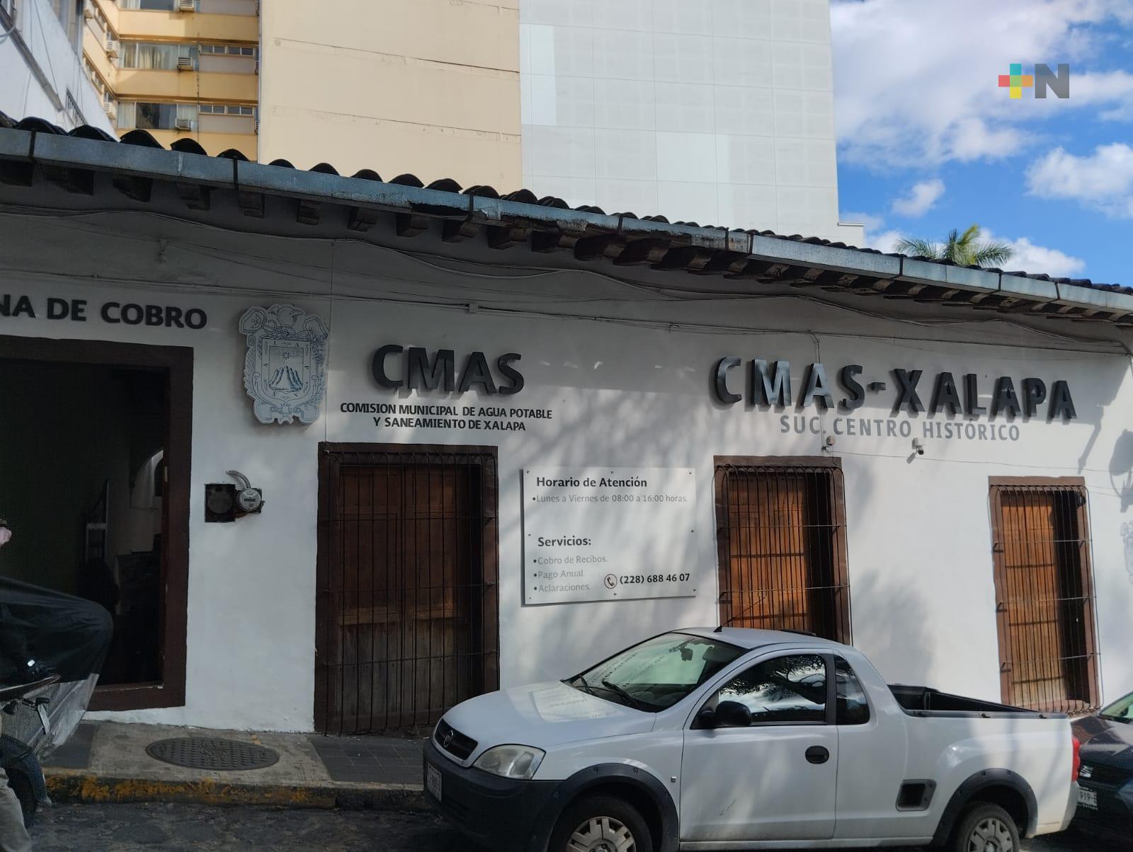 Cobro anual anticipado concluye 29 de febrero y no habrá prórroga: CMAS Xalapa