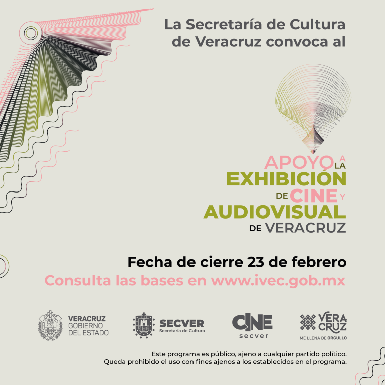 Convocatoria de Apoyo a la Exhibición de Cine y Audiovisual en Veracruz 2024