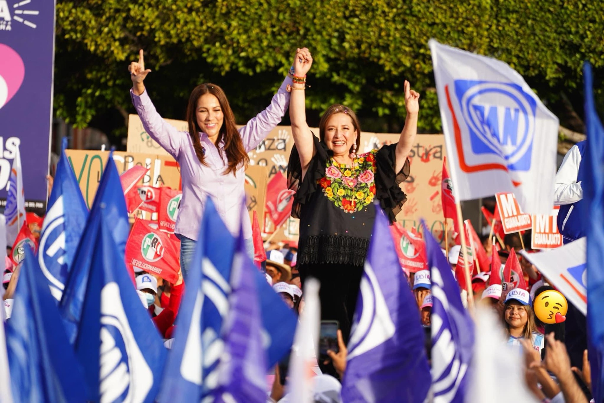 Xóchitl Gálvez registra su cierre de precampaña en Acámbaro, Guanajuato