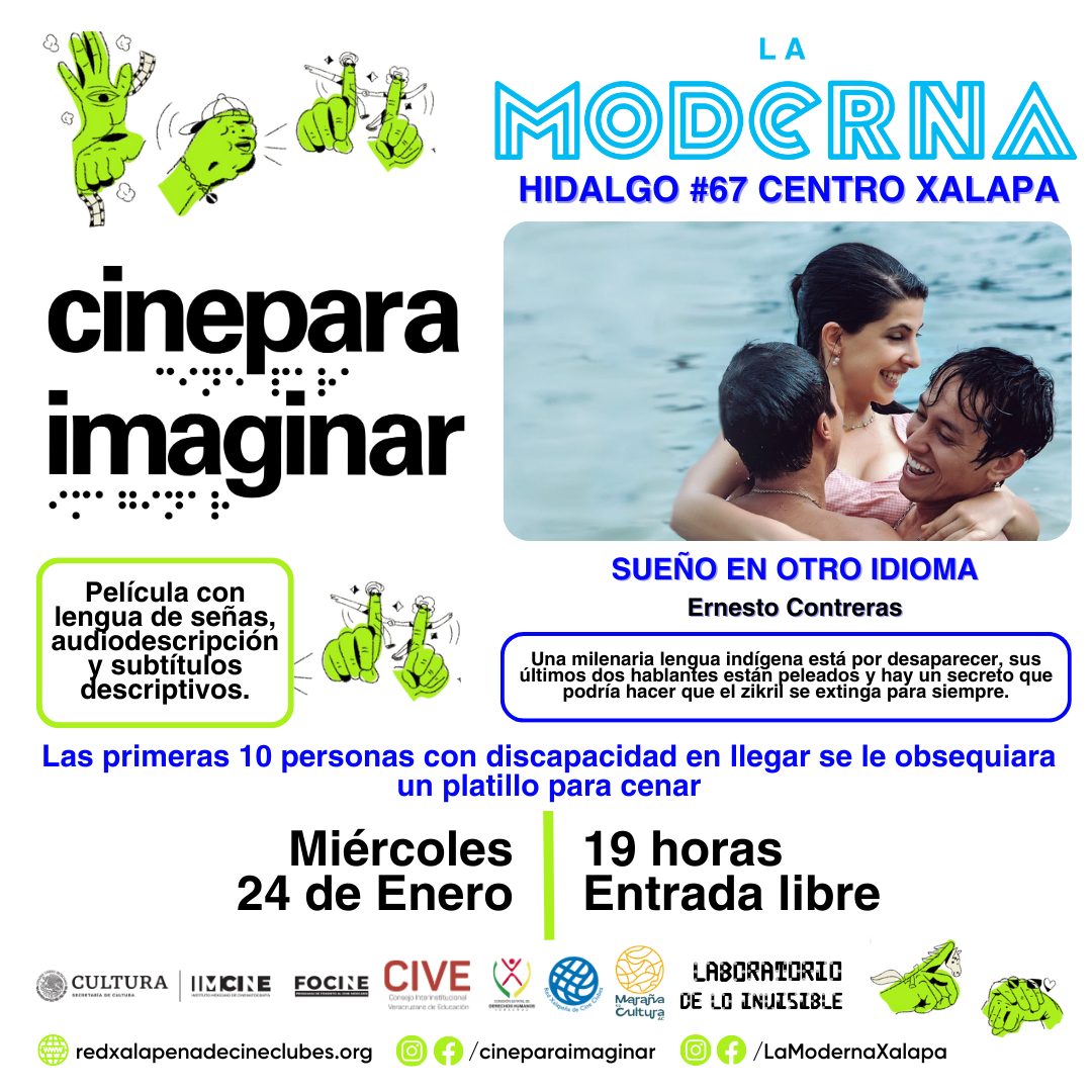 Cine inclusivo en Xalapa, primera función de 2024