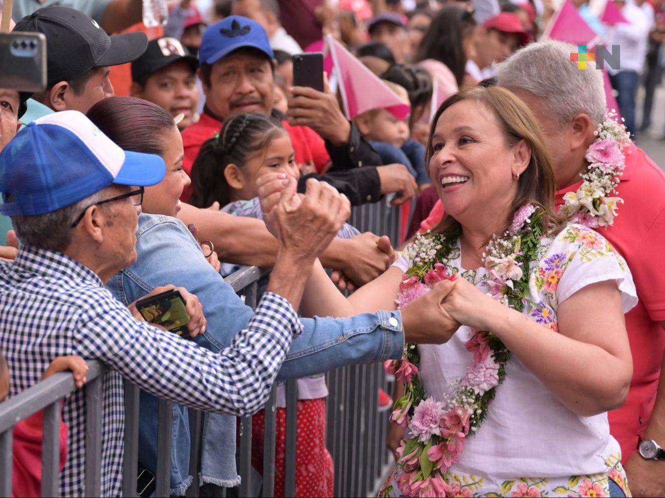 Visita Rocío Nahle el municipio de Tierra Blanca