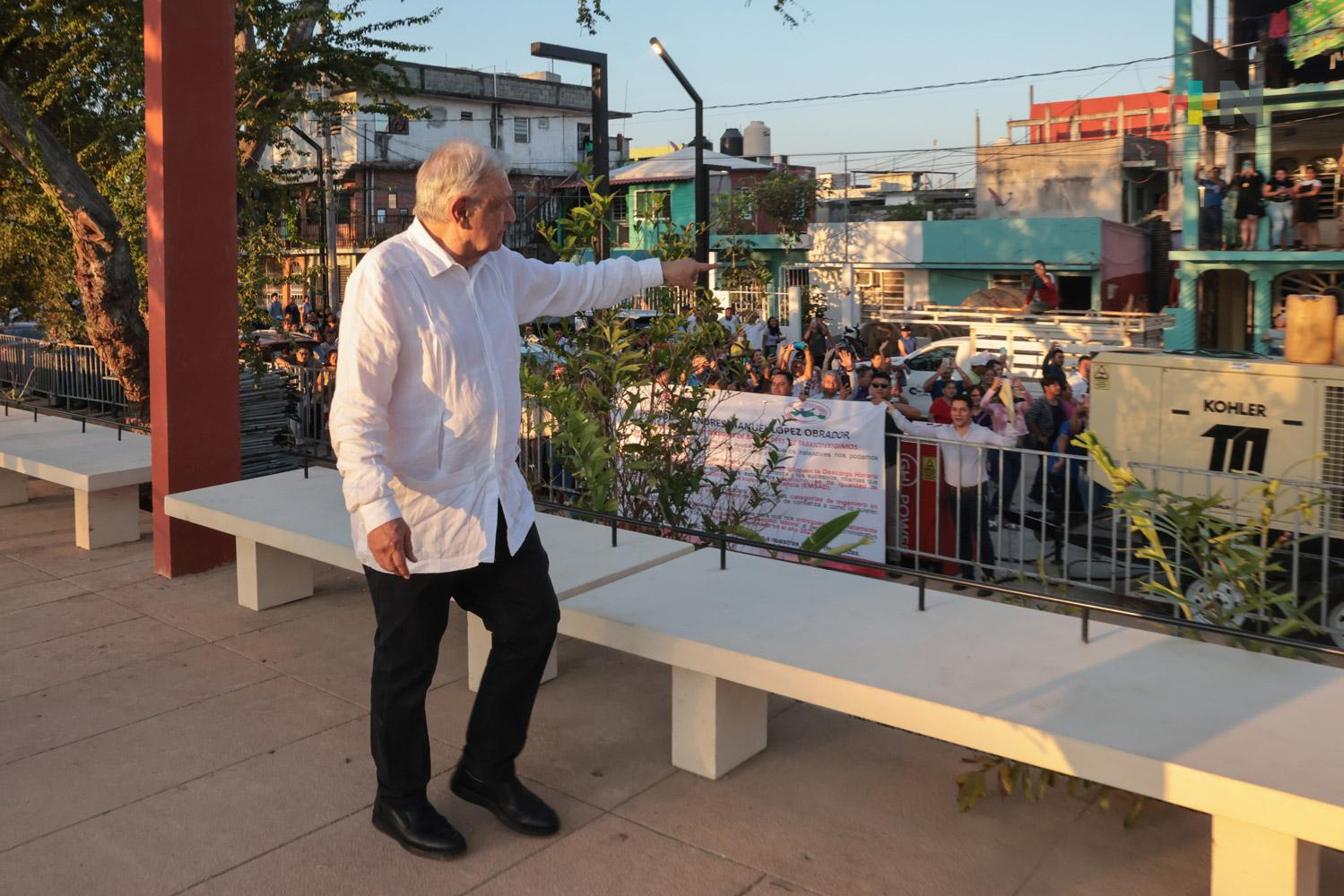 Presidente inaugura Malecón de Villahermosa en Centro, Tabasco