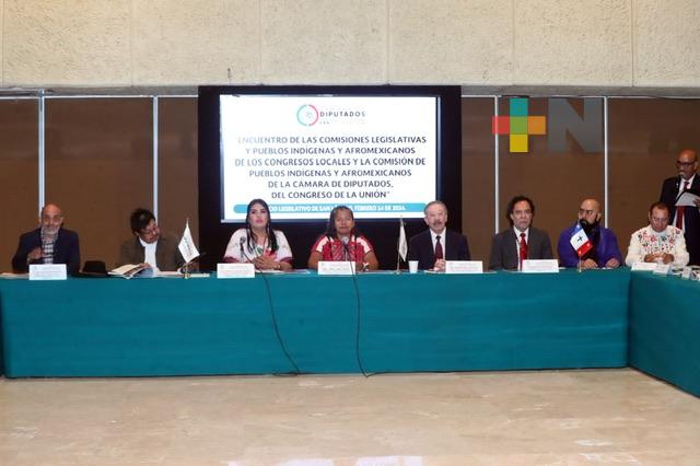 Realizan en San Lázaro encuentro de comisiones legislativas de pueblos indígenas y afromexicanos
