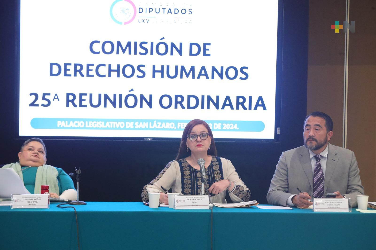 Comisión de Derechos Humanos aprobó dictámenes sobre discriminación