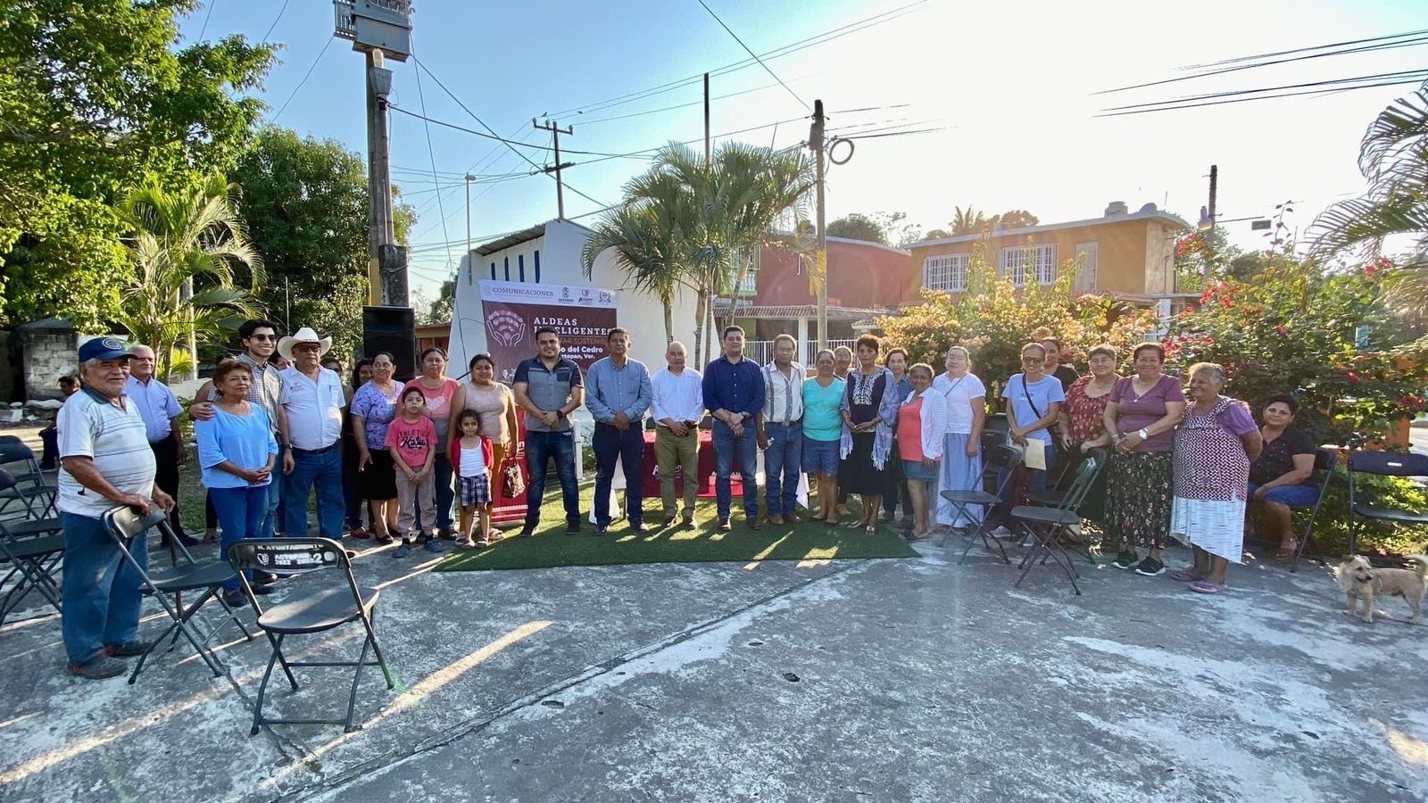 SICT pone en marcha la cuarta “Aldea Inteligente Bienestar” en Veracruz