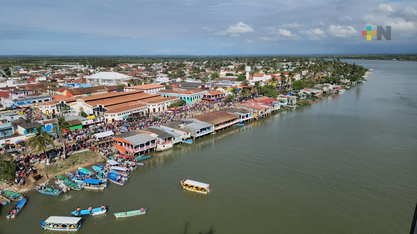 Por aire, río y tierra, SSP brinda seguridad en las Fiestas de la Candelaria 2024