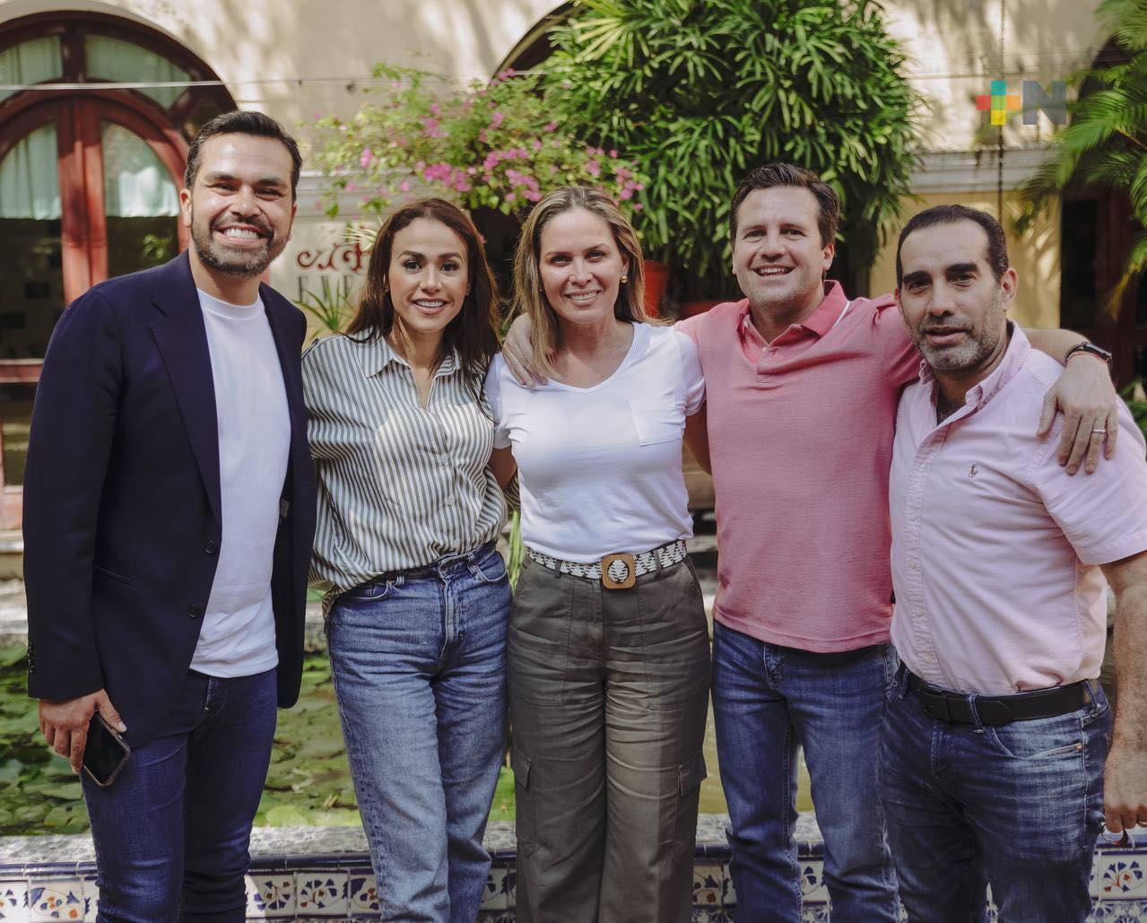 Celebra Jorge Álvarez Máynez incorporación de Karla Rabelo a Movimiento Ciudadano