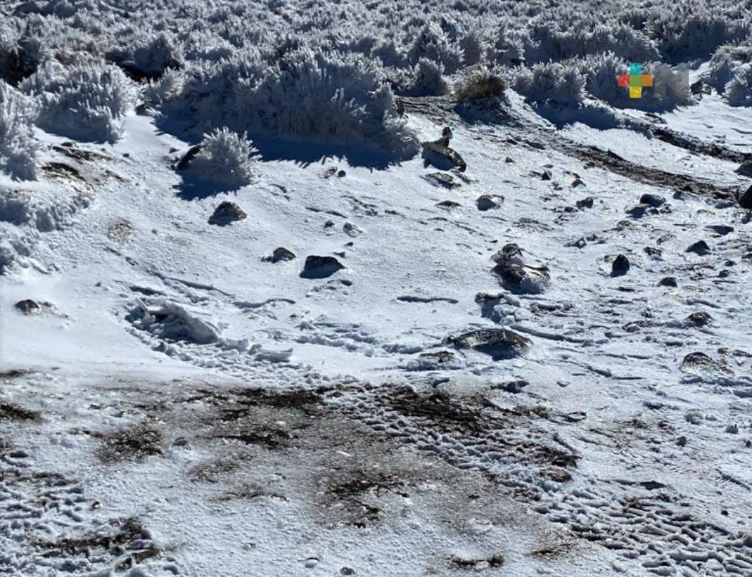 Cuarta nevada en el Cofre de Perote, informa Conagua