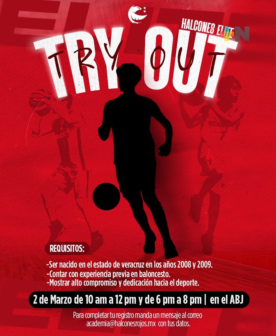 Halcones Rojos abre try-out para equipo élite