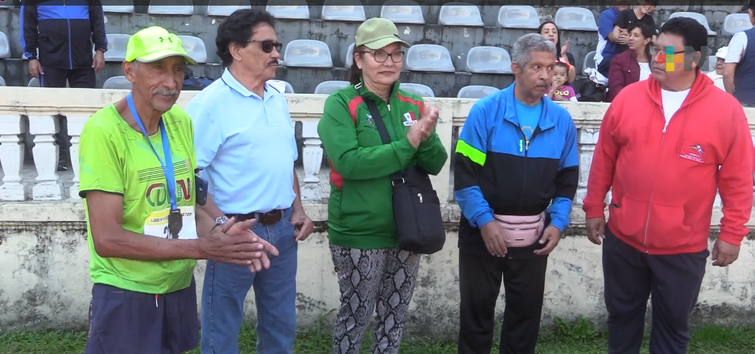 Realizan Abierto veracruzano de atletismo máster