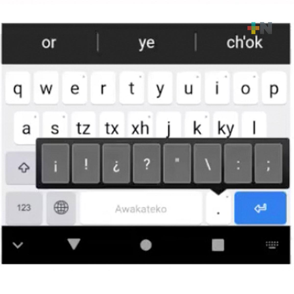 TZ’IB’MA: proyecto de teclados en celulares para lenguas mayas
