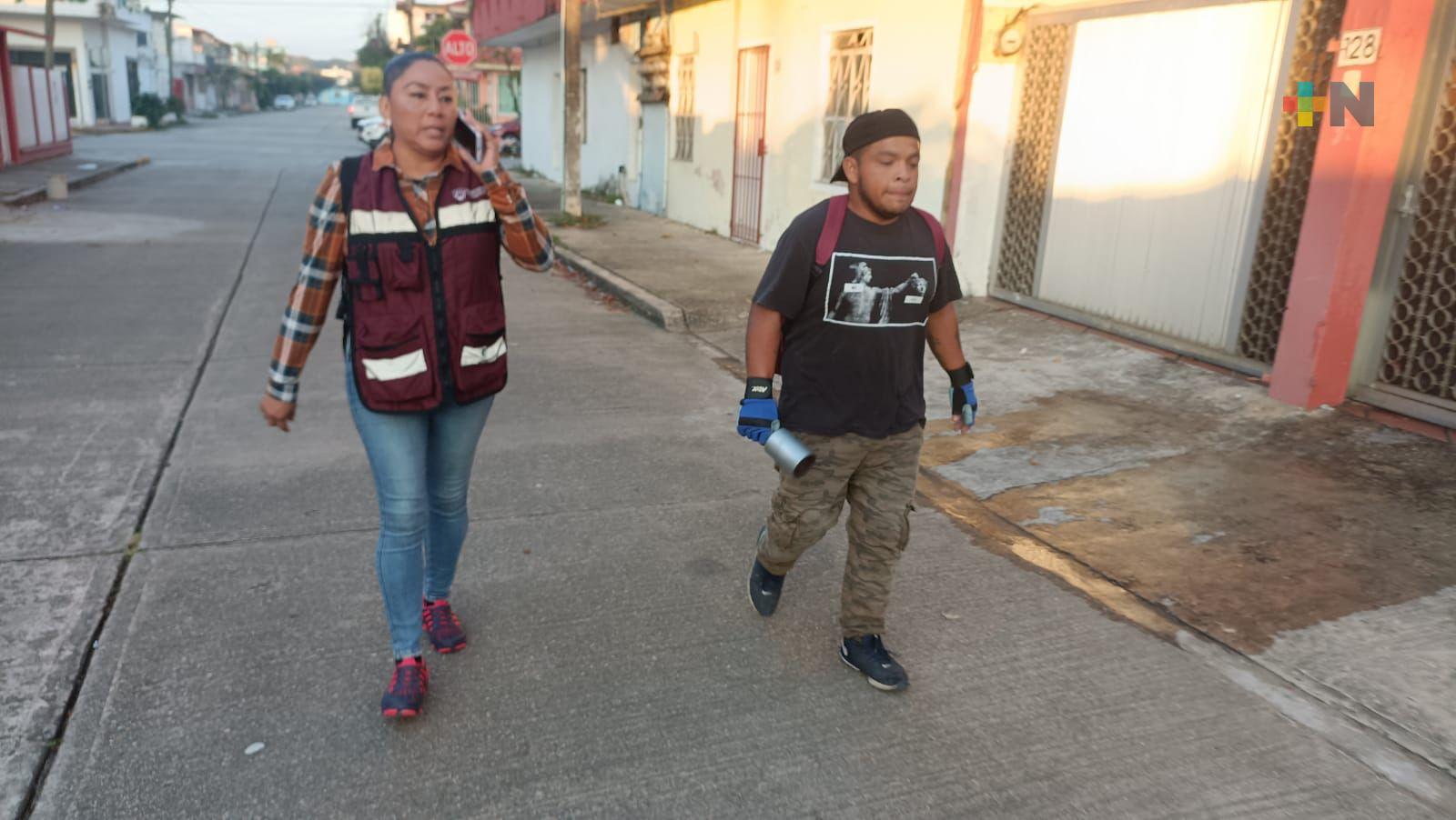 Campaneros regresan a rutas de recolección de basura en Coatzacoalcos