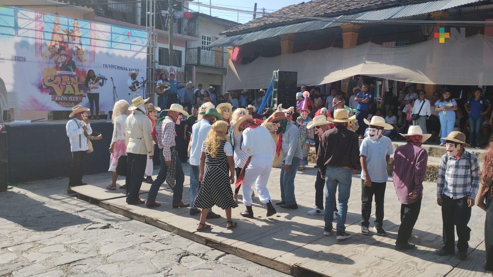 Con alegría y colorido se realizó el tradicional Carnaval de Zozocolco 2024