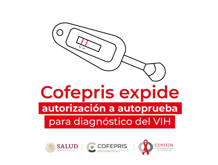 Cofepris expide autorización a autoprueba para diagnóstico de VIH