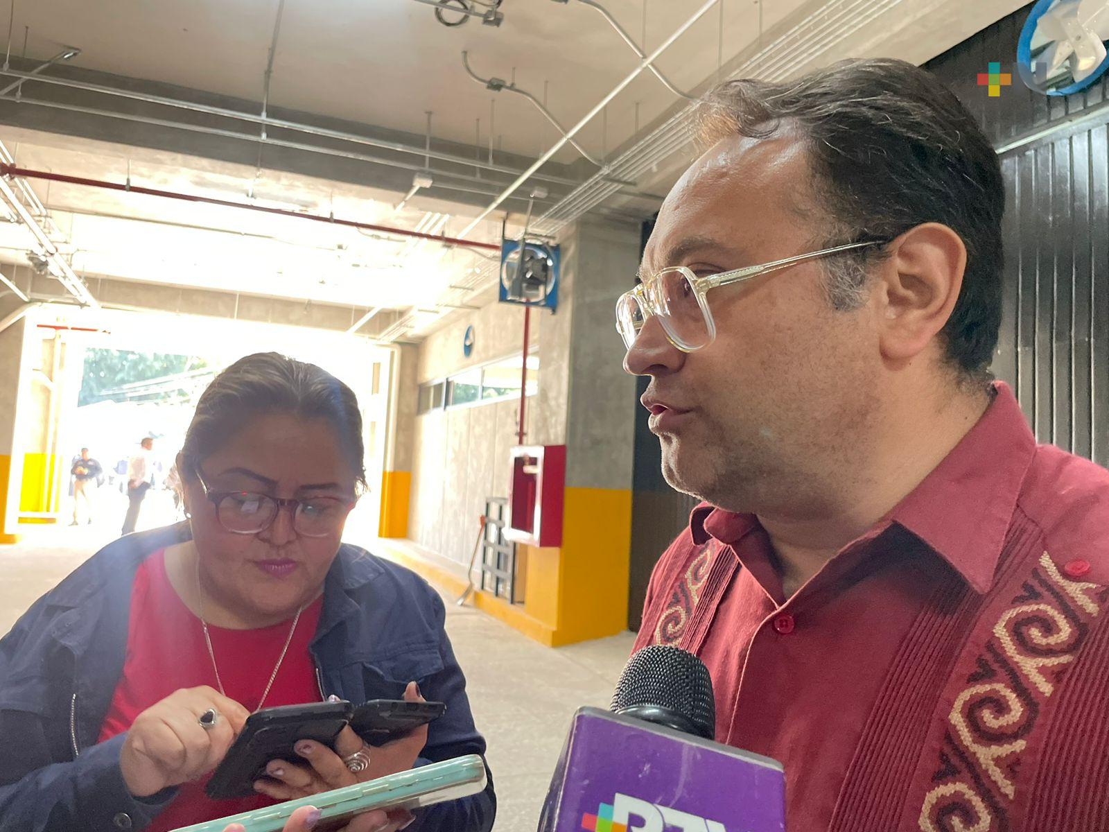 A punto de concluir obra frente a Urban Center e inicia otra en Murillo Vidal de Xalapa