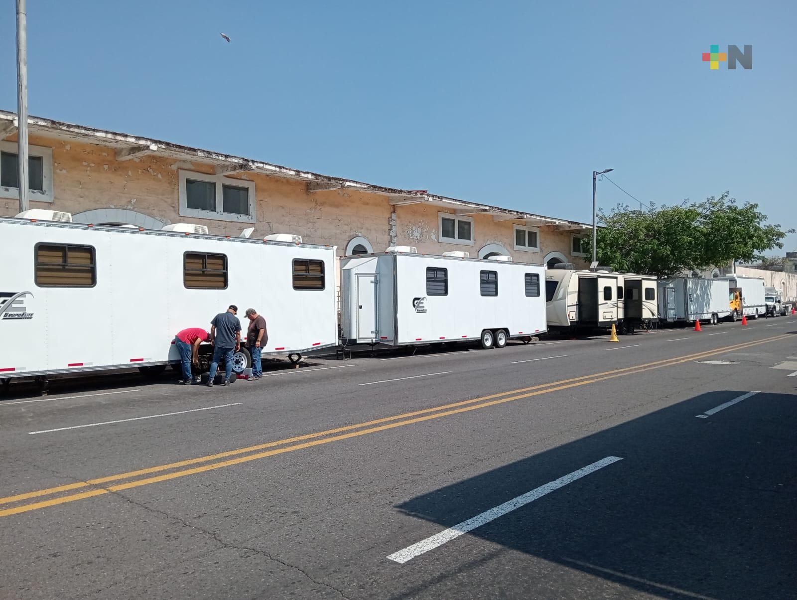 Comienza grabación de serie de Netflix «Bandidos» en locaciones de Veracruz